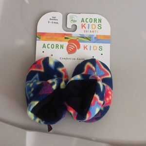 Acorn Kids slippers with star print